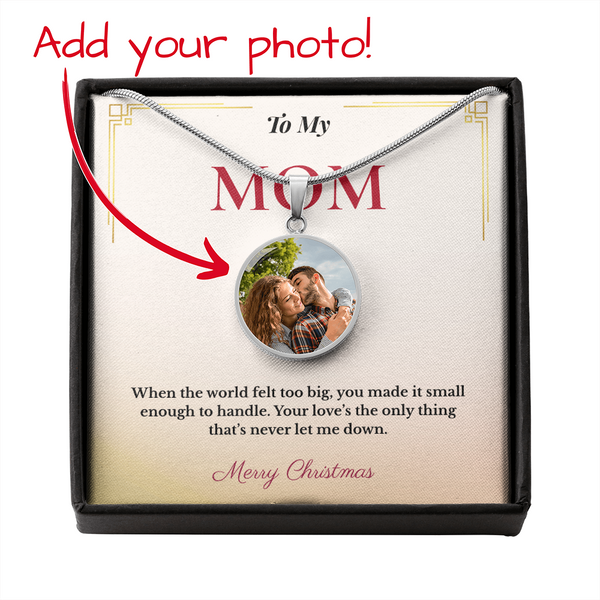 Custom Christmas Gift for Mom | Upload a Special Picture | Meaningful Jewelry That Reflects Love & Family Bonds