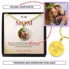 Custom Christmas Gift for Mom | Upload a Special Picture | Meaningful Jewelry That Reflects Love & Family Bonds